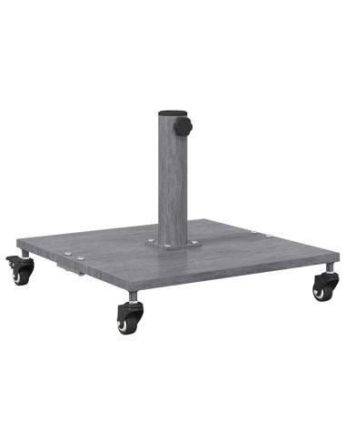 Base per ombrellone Aspetto Legno Grigio Scuro