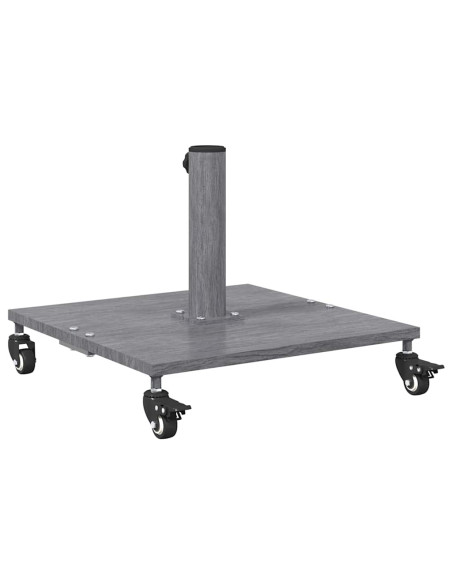 Basi per ombrelli da esterno Legno scuro 45 x 45 x 31.5 cm