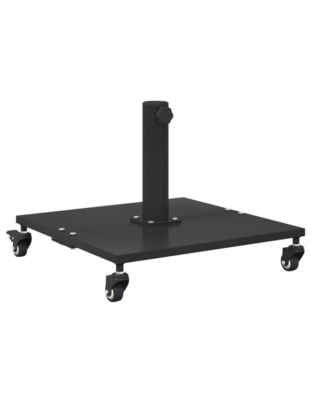 Basi per ombrelli da esterno Nero 45 x 45 x 31.5 cm Acciaio