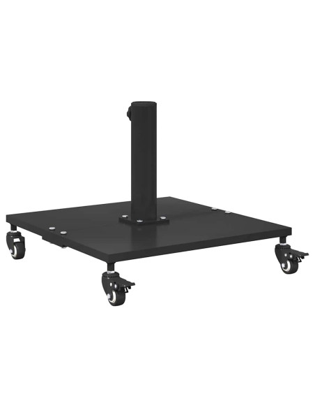 Basi per ombrelli da esterno Nero 45 x 45 x 31.5 cm Acciaio