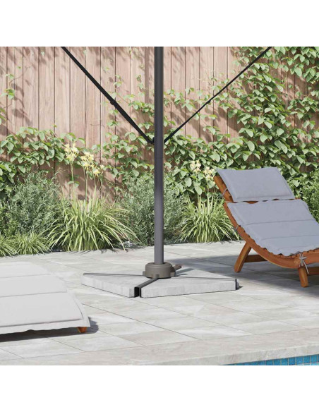 Base per ombrellone Argento 23 x 14 x 6 cm