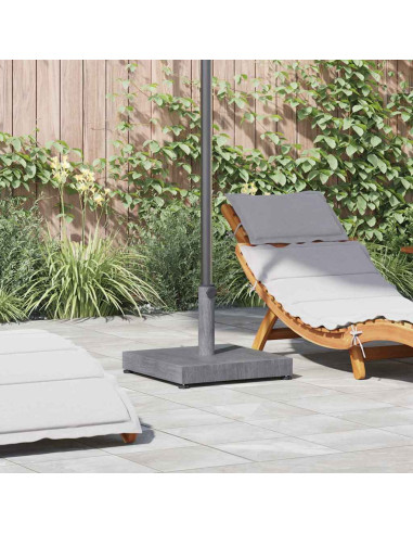 Base per ombrellone Aspetto Legno Grigio Scuro