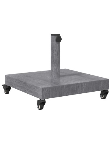 Base per ombrellone Aspetto Legno Grigio Scuro
