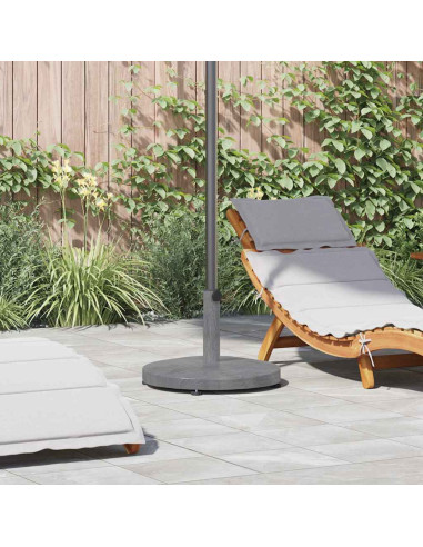 Base per ombrellone Aspetto Legno Grigio Scuro 48 x 48 x 32 cm
