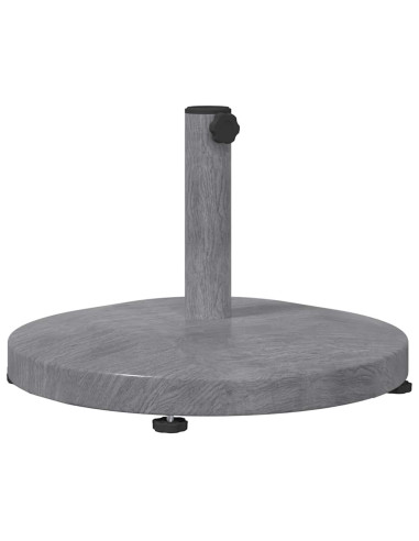 Base per ombrellone Aspetto Legno Grigio Scuro 48 x 48 x 32 cm