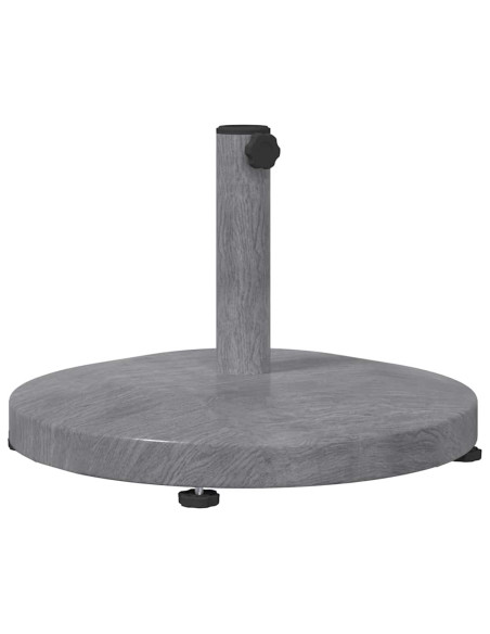 Base per ombrellone Aspetto Legno Grigio Scuro 48 x 48 x 32 cm