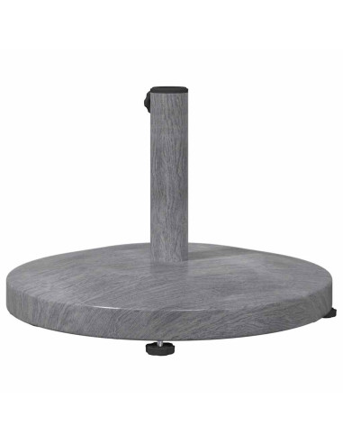 Base per ombrellone Aspetto Legno Grigio Scuro 48 x 48 x 32 cm