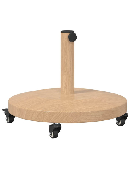 Basi per ombrelli da esterno Legno chiaro 48 x 48 x 32.5 cm