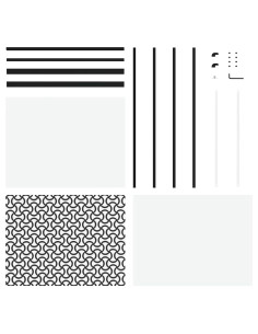 Porta in vetro Traforo Nero 90 x 2 x 205 cm Alluminio 2