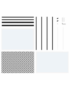 Porta in vetro Traforo Nero 90 x 2 x 205 cm Alluminio 2