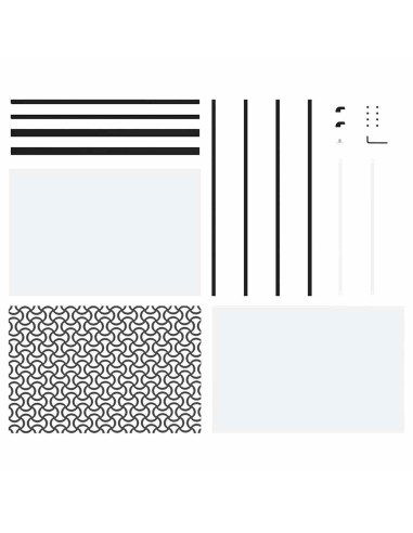 Porta in vetro Traforo Nero 90 x 2 x 205 cm Alluminio