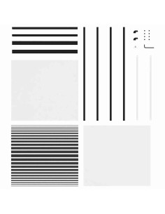 Porta in vetro Rigato Nero 90 x 2 x 205 cm Alluminio 2