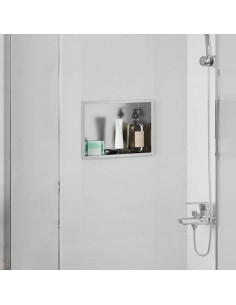 Nicchia per doccia Argento 30 x 20 x 9,5 cm 2