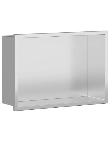 Nicchia per doccia Argento 30 x 20 x 9,5 cm Acciaio Inox