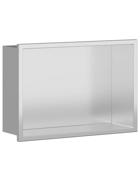Nicchia per doccia Argento 30 x 20 x 9,5 cm Acciaio Inox