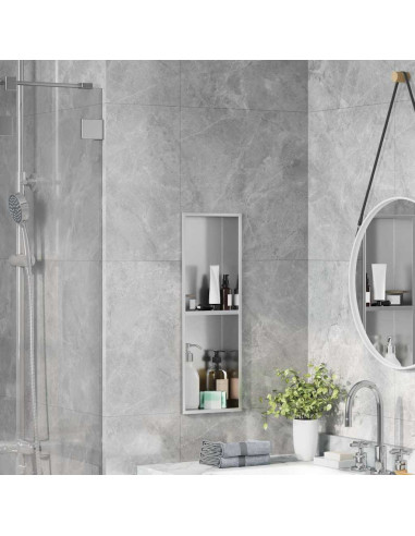 Nicchia per doccia Argento 60 x 20 x 9,5 cm