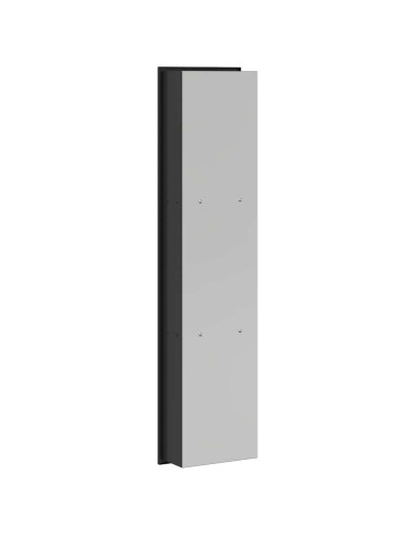 Nicchia per doccia Nero 90 x 20 x 9,5 cm Acciaio inossidabile