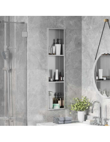 Nicchia per doccia Argento 90 x 20 x 9,5 cm