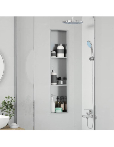 Nicchia per doccia Argento 90 x 20 x 9,5 cm