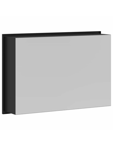 Nicchia per doccia Nero 45 x 30 x 9.5 cm Acciaio inossidabile
