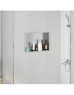 Nicchia per doccia Argento 45 x 30 x 9,5 cm 2