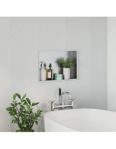 Nicchia per doccia Argento 45 x 30 x 9,5 cm