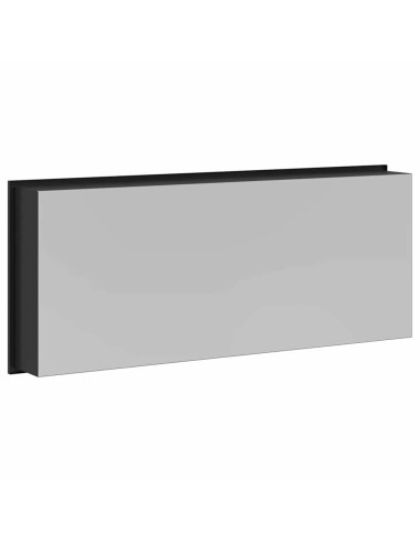 Nicchia per doccia Nero 75 x 30 x 9,5 cm Acciaio inossidabile