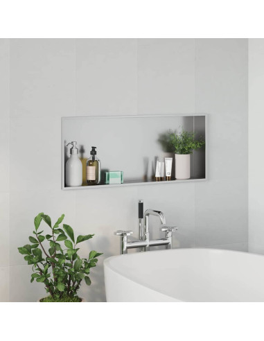 Nicchia per doccia Argento 75 x 30 x 9,5 cm