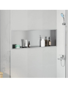 Nicchia per doccia Argento 90 x 30 x 9,5 cm 2
