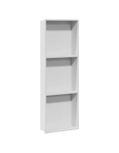 Nicchia per doccia Bianco 90 x 30 x 9,5 cm Acciaio inossidabile