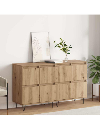 Sideboards 2 pcs rovere artigianale 120 x 35 x 70 cm