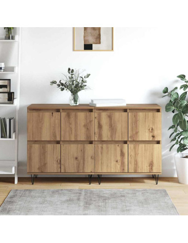 Sideboards 2 pcs rovere artigianale 120 x 35 x 70 cm