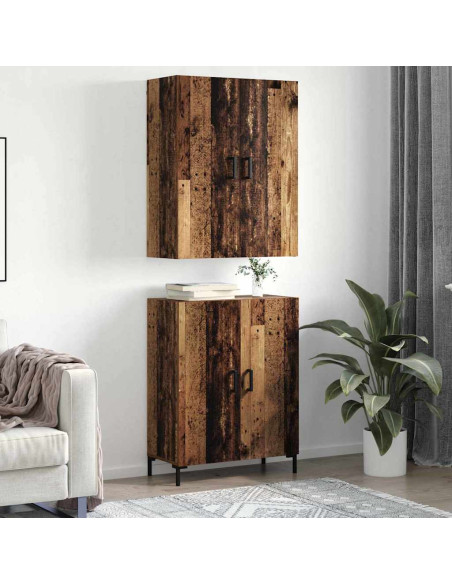 Credenza Legno vecchio 69,5 x 34 x 180 cm Legno multistrato