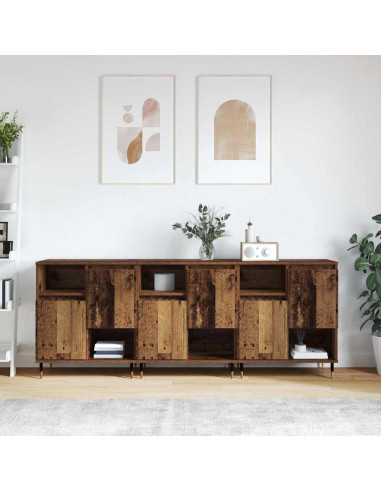 Sideboards 3 pcs Legno vecchio 180 x 35 x 70 cm