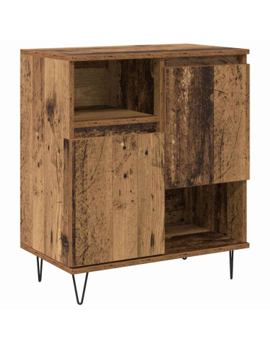 Credenza 2 pcs Legno vecchio 60 x 35 x 70 cm