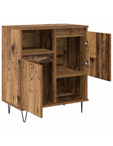 Credenza 2 pcs Legno vecchio 60 x 35 x 70 cm