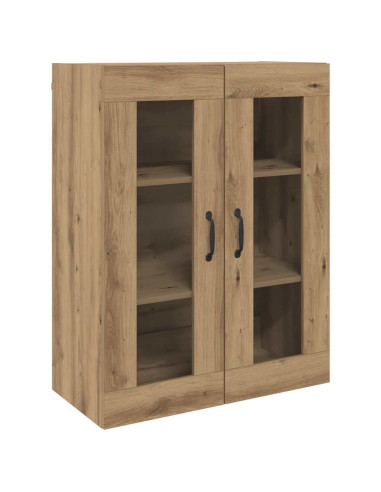 Credenza 2 pcs Rovere artigianale Legno multistrato