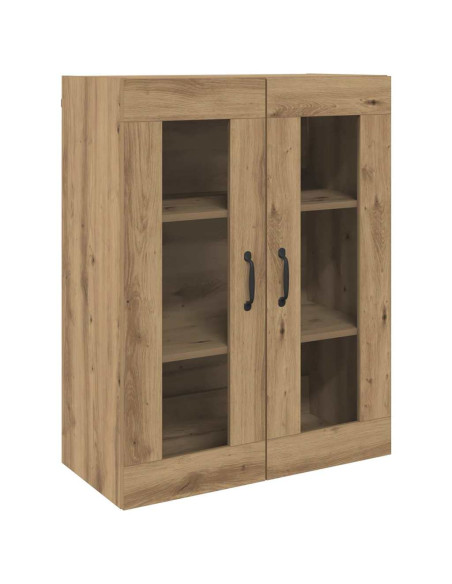 Credenza 2 pcs Rovere artigianale Legno multistrato