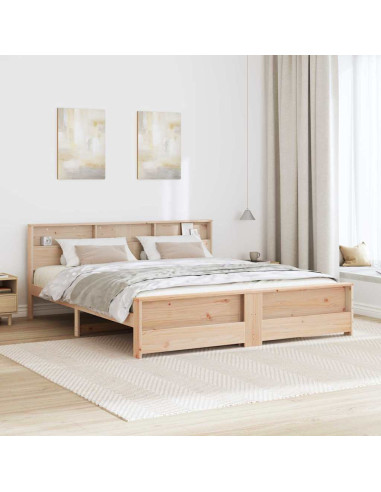 Struttura del letto Marrone 180 x 200 cm Legno multistrato