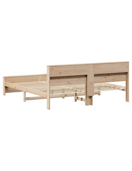 Struttura del letto Marrone 180 x 200 cm Legno di pino massello