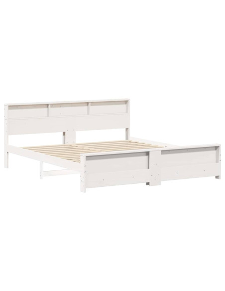 Struttura del letto Bianco 180 x 200 cm Legno di pino massello