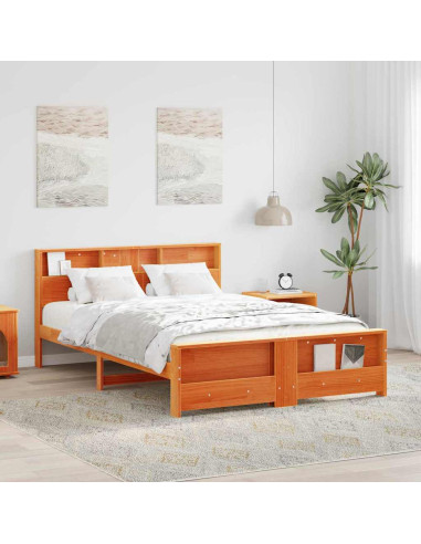 Struttura del letto con testiera Marrone cerato 150 x 200 cm