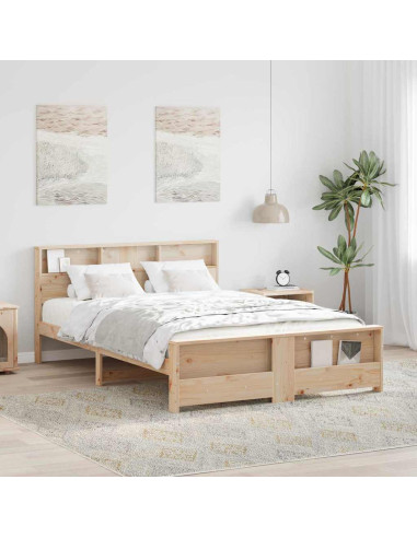 Struttura del letto Marrone 140 x 200 cm Legno multistrato