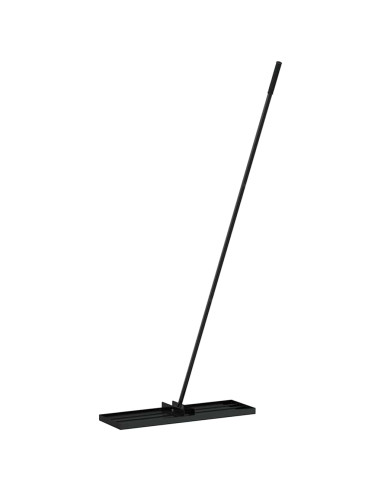 Rastrello da Giardino Nero Acciaio verniciato a polvere