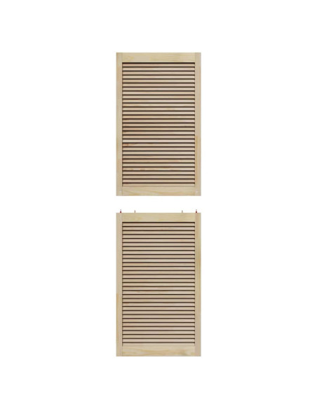 Porte per Armadi Other 4 pcs Marrone 201 x 59.5 x 2.1 cm