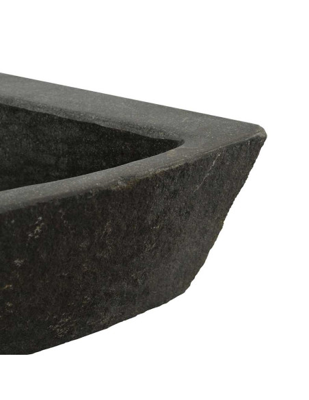 Lavabo ad angolo sospeso Grigio (38-45) x (38-45) x 12 cm