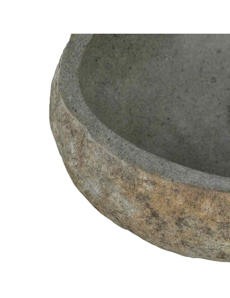 Lavabo Grigio chiaro (38-45) x (30-35) x 15 cm Pietra di Fiume