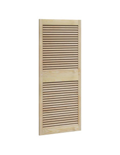 Porta per Armadio 2 pcs Naturale 140,5 x 2,1 x 59,5 cm