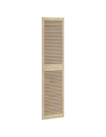 Porta per Armadio Naturale 201 x 2,1 x 49,5 cm Pino massello