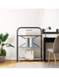 Libreria Grigio Sonoma 80 x 30 x 109 cm Legno multistrato